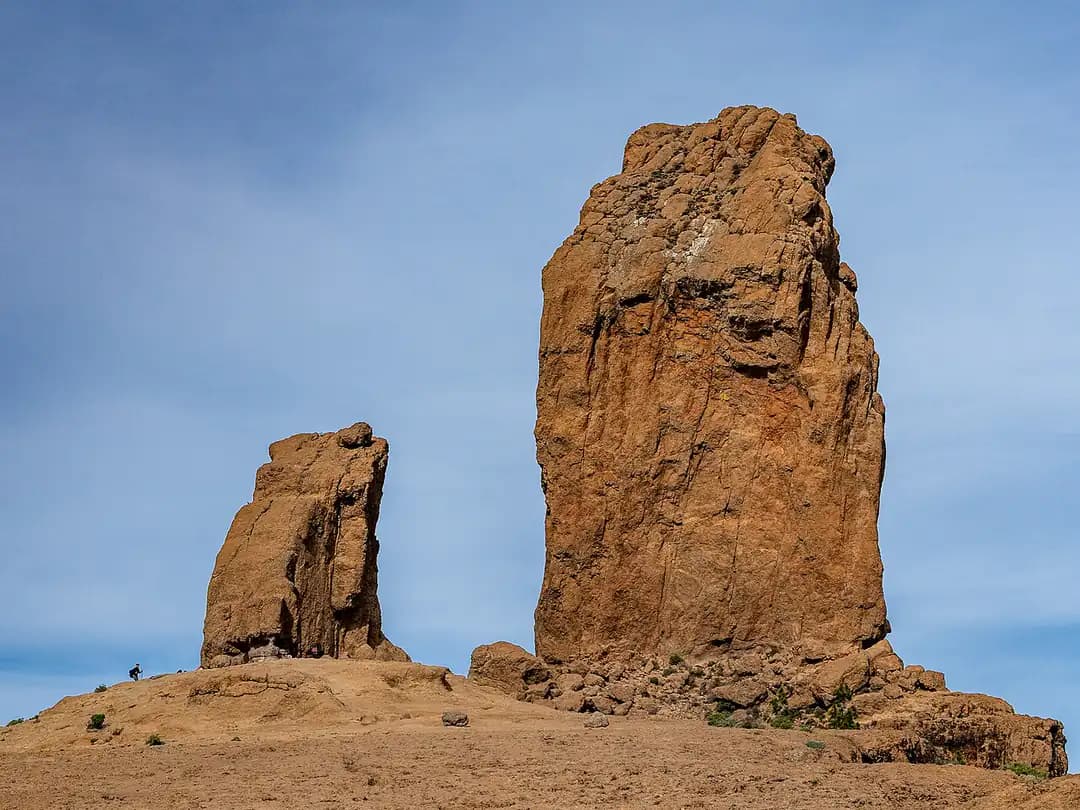 Roque Nublo rock monolith in Gran Canaria