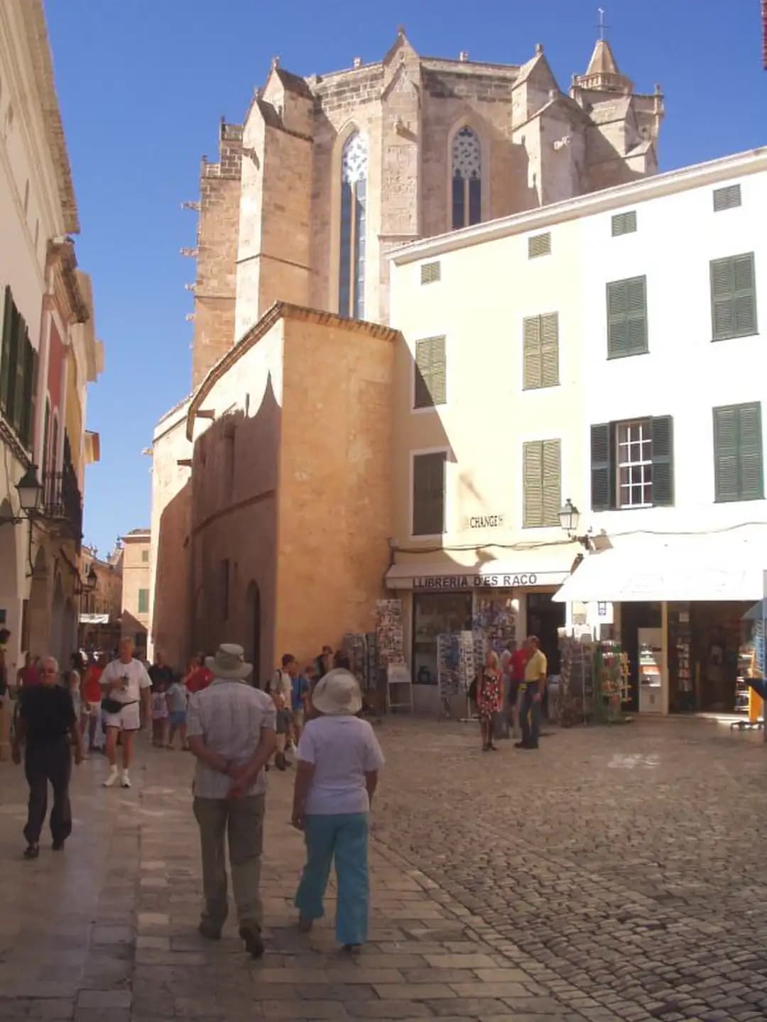 Ciutadella de Menorca harbour and old town
