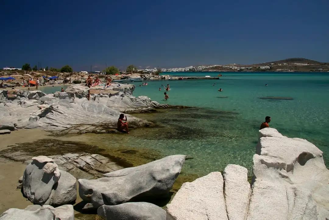 Naousa beach on Paros