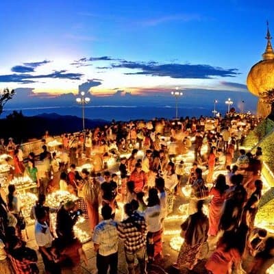 Private Overnight Golden Rock and Bago Tour from Yangon