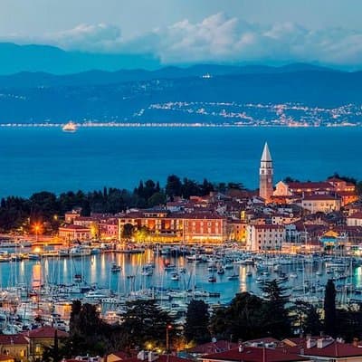 Piran & Panoramic Slovenian Coast from Trieste