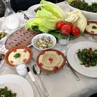 Authentic Lebanese Cooking Lesson and Meal with Tania's Family in Beirut