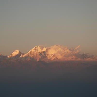 La vue de Nagarkot au lever du soleil et la journée en randonnée au départ de Katmandou