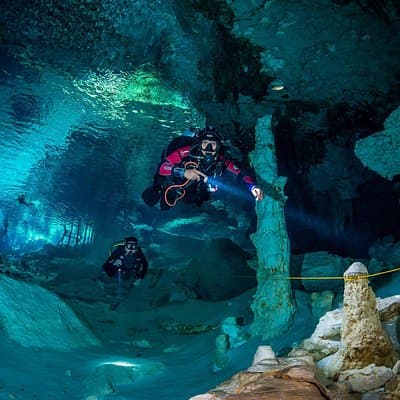2 tanks Cenote Diving Adventure in Tulum for Certified Divers