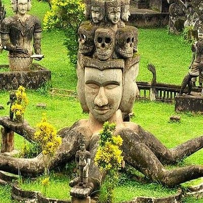Private Tour: Vientiane City Tour Full Day with Buddha Park