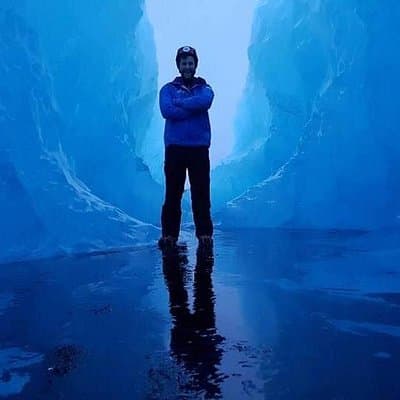 Crystal Blue Ice Cave Adventure