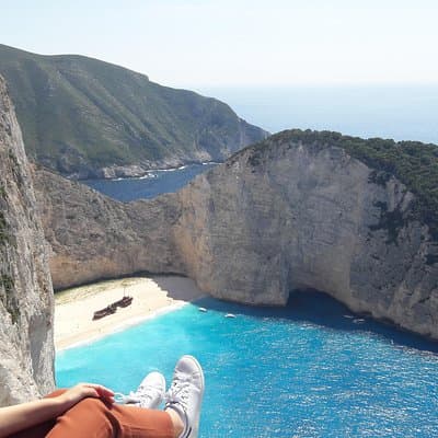 Zakynthos : One day small group tour to Navagio beach Blue Caves & top view