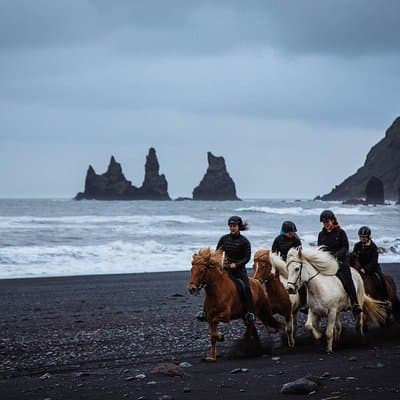 Black Sand Beach Horse Riding Tour from Vik