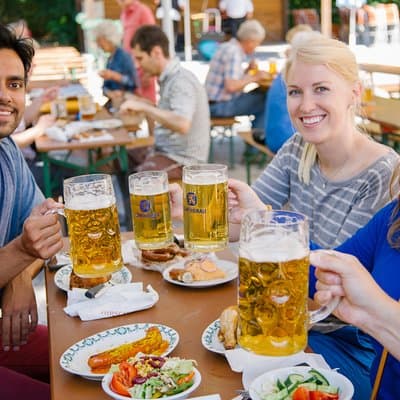 Munich City Bike Tour + Beer Garden Lunch Stop
