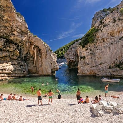 Blue Cave and Pakleni Islands group Tour from Hvar