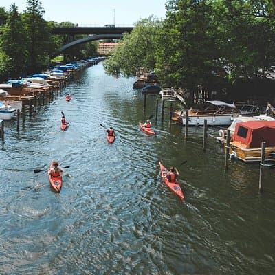 Self-Guided Kayak Adventure In Central Stockholm (One-man kayak)