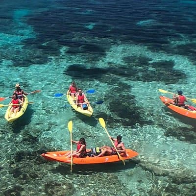 Ibiza - Baie de Xarraca - Excursion en kayak MultiActivity snorkel,grottes