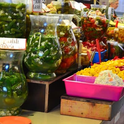 Latvian food tasting tour at Riga Central market (20 tastes)