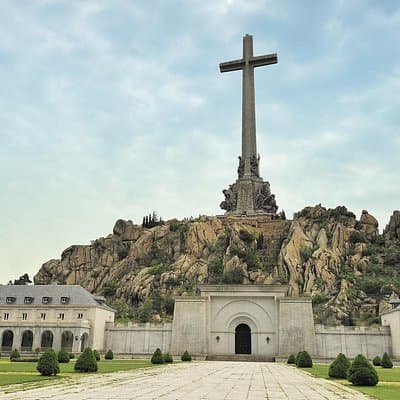 Escorial Monastery and the Valley of the Fallen from Madrid