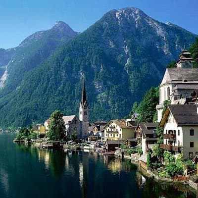 Desde Praga : Excursión privada de un día a los Alpes de Hallstatt con picnic junto al lago