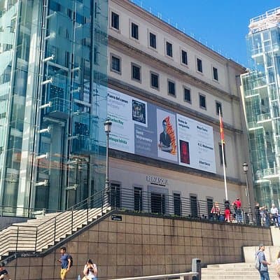 Guided tour of the Reina Sofia Museum in Madrid, entrance fees and pick up at the hotel.