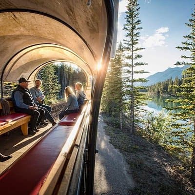 Covered Wagon Ride in Banff with Western Cookout