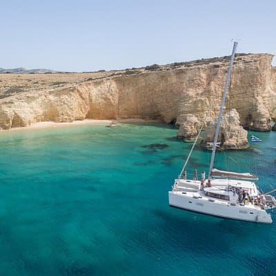 Naxos All-inclusive Catamaran Cruise with Swim stops & Lunch
