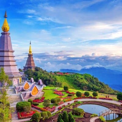 Doi Inthanon, Waterfall+Royal Project from Chiang Mai with Lunch