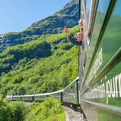 Guided Tour Viking Village Naeroyfjord Cruise and Flam Railway