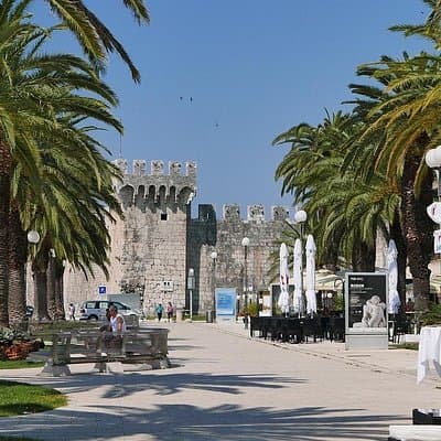 Trogir Old Town & Klis Fortress from Split