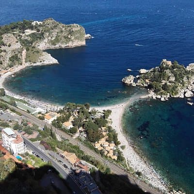 Taormina and Castelmola tour from Messina harbour