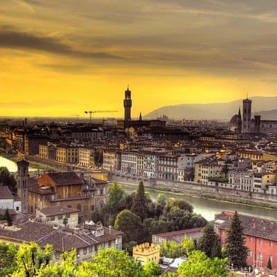 Florence by golf Cart Piazzale Michelangelo