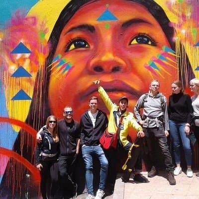 Graffiti Tour in La Candelaria Bogotá with Transportation