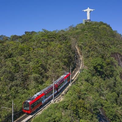 Half Day in Rio: Christ by Train, Maracanã, Cathedral & Selarón
