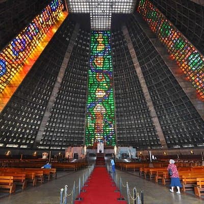 Christ the Redeemer, Selaron, Cathedral, Maracana, Sambadrome Half-Day Tour