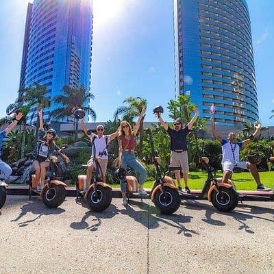 San Diego GPS Guided Scooter Tour: Downtown & Balboa Park Sights