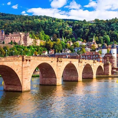 from Frankfurt: Heidelberg, Mercedes Museum / Schwetzinger Schloß