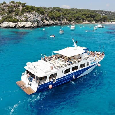 Tour of the beaches of southern Menorca with paella included