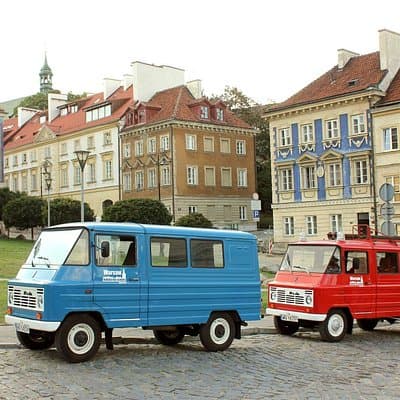 Must-do sites in Warsaw: retro car private tour with hotel pickup