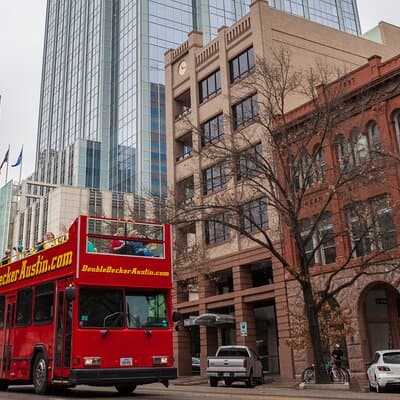 Double Decker Austin Single Loop Sightseeing Tour