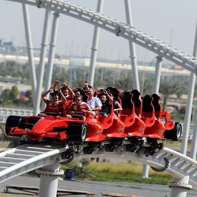 Abu Dhabi: Ferrari World & Warner Bros or Sea World from Dubai