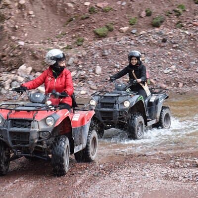 Rainbow Mountain In Quad Bike