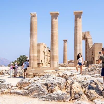 From Rhodes: Easy Morning Transfer to Lindos & 4 Hours Free Time