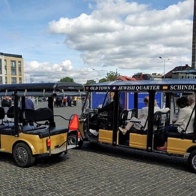 Krakow Jewish Quarter and Ghetto Tour by Electric Golf Cart