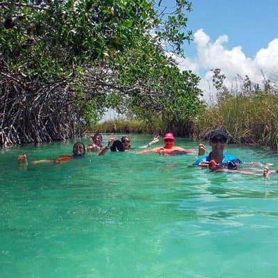 Tulum Guided Scooter Tour, Muyil Ruins, Boat Eco, Float Down Mayan Canals Lunch