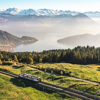 Self-guided: Mount Rigi, Lake Lucerne Cruise and Mountain Spa