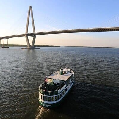 Charleston Harbor Live Narrated History Day or Sunset Boat Cruise