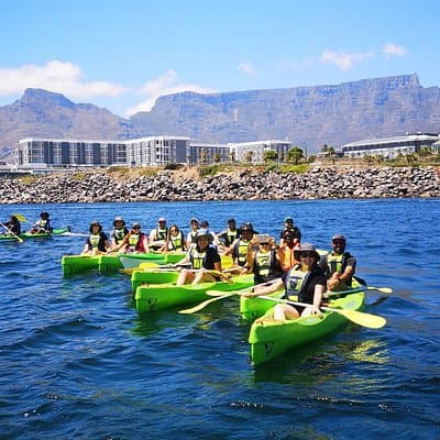 Cape Town Sea Kayaking Adventure launching from V&A Waterfront
