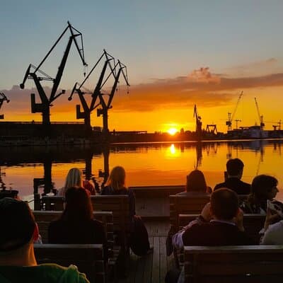 Sunset on the Shipyard and Old Town Evening Cruise