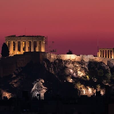 Athens Highlights Evening Tour with Dinner - Small Group Tour