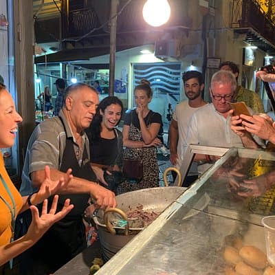 Small-Group Night Street Food Tour of Palermo (All-Inclusive)