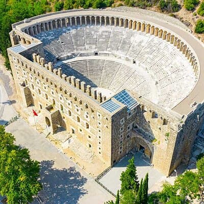 Perge, Aspendos, Side and Waterfall Full Day Tour