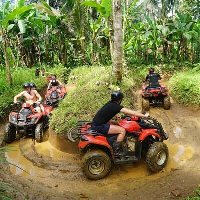 Ubud ATV Quad Bike Tour Gorilla Cave and Lunch