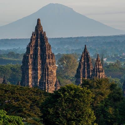 Borobudur(climb up), Merapi Volcano and Prambanan Temple Tour