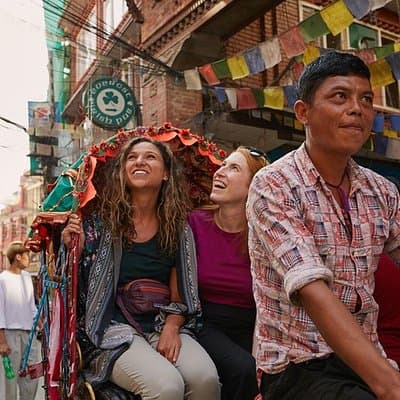 Kathmandu by Rickshaw: Sunset Tour to Durbar Square & More